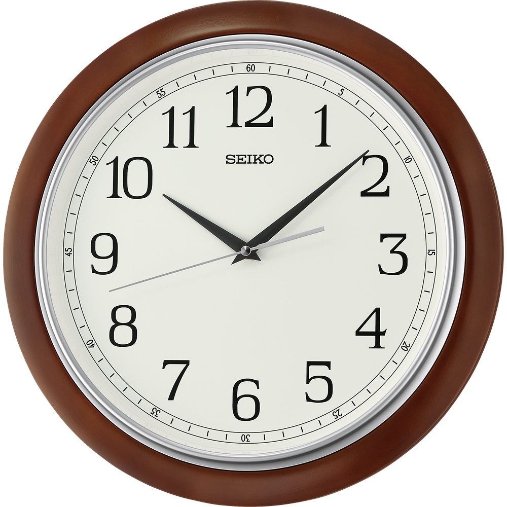 Seiko Wooden Case White Dial Clock - QXA813-B - Stonex Jewellers